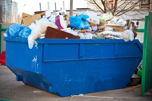 Waste clearance services in action
